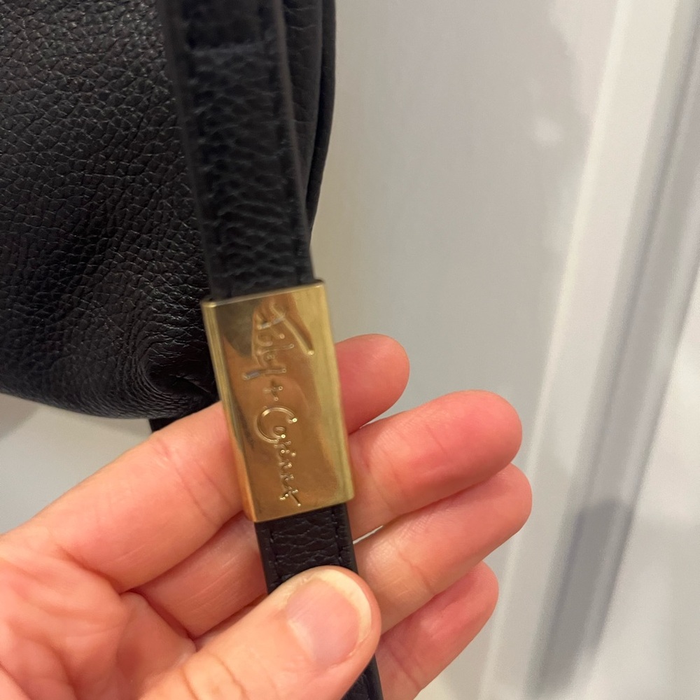 Foley and Corinna Black Leather Crossbody Bag - Picture 4 of 7